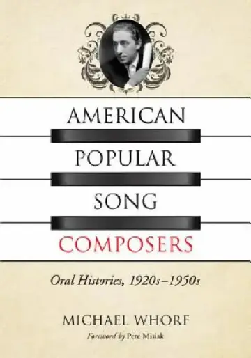 Cover of American Popular Song Composers