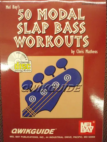 Cover of 50 Modal Slap Bass Workouts QWIKGUIDE