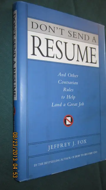 Cover of Don't Send a Resume