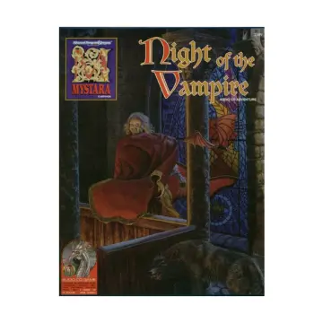 Cover of Night of the Vampire/Cd Adventure, Poster Map, Adventure Book, 4 Parchment Sheets