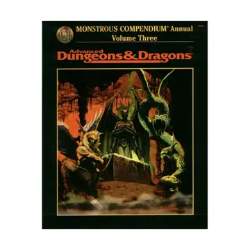 Cover of Monst Compend Annl V3