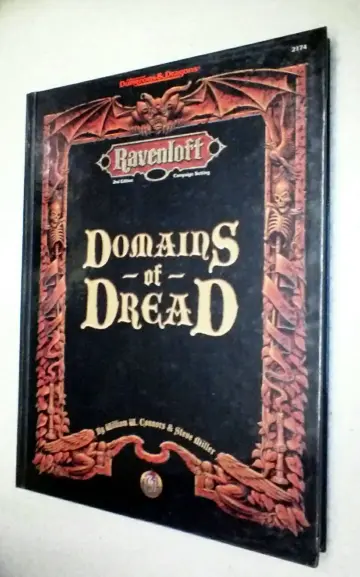 Cover of Domains of Dread Rulebook