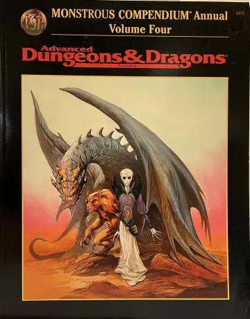 Cover of Monstrous Compendium Annual, Volume 4