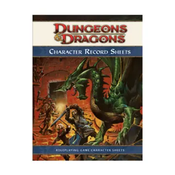 Cover of Dungeons & Dragons Character Record Sheets