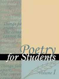 Cover of Poetry for Students
