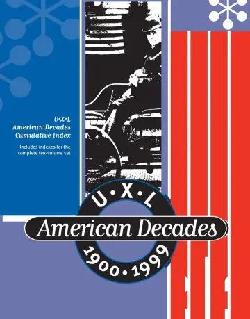 Cover of UXL American Decades Cumulative Index