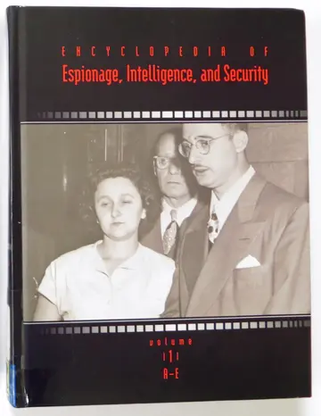 Cover of Encyclopedia of Espionage, Intelligence, and Security