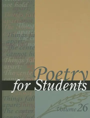 Cover of Poetry for Students