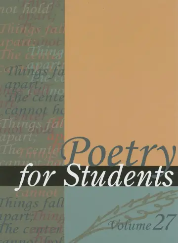 Cover of Poetry for Students