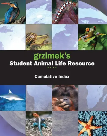 Cover of Grzimek's Student Animal Life Resource