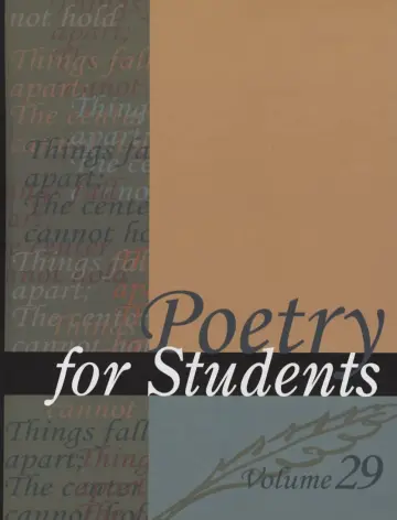 Cover of Poetry for Students