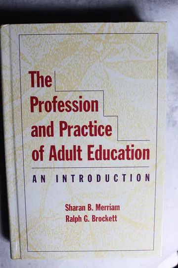 Cover of The Profession and Practice of Adult Education