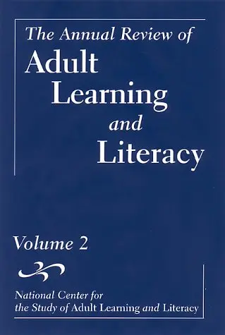 Cover of The Annual Review of Adult Learning and Literacy