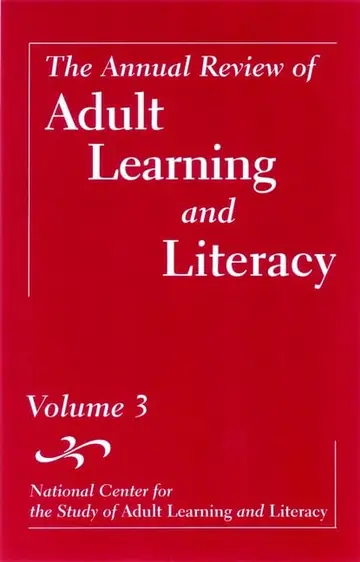 Cover of The Annual Review of Adult Learning and Literacy, Volume 3