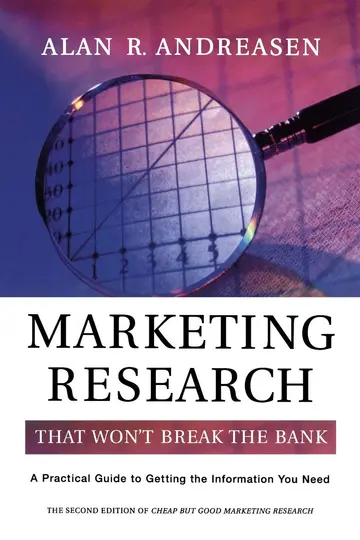 Cover of Marketing Research That Won't Break the Bank