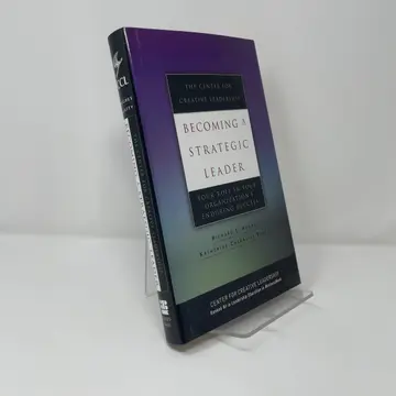 Cover of Becoming a Strategic Leader