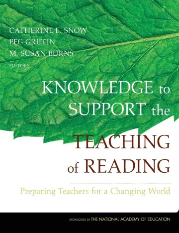 Cover of Knowledge to Support the Teaching of Reading