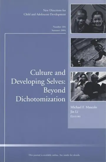 Cover of Culture and Developing Selves