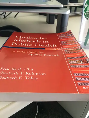 Cover of Qualitative Methods in Public Health