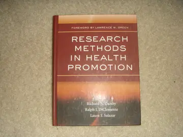 Cover of Research Methods in Health Promotion