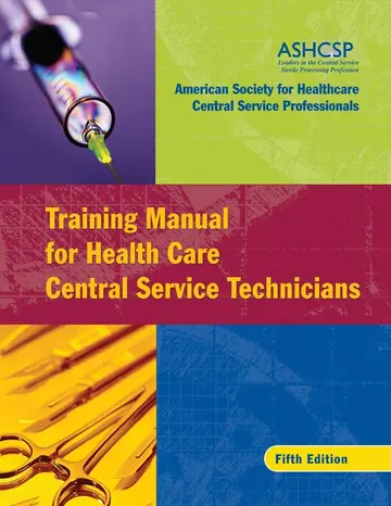 Cover of Training Manual for Health Care Central Service Technicians