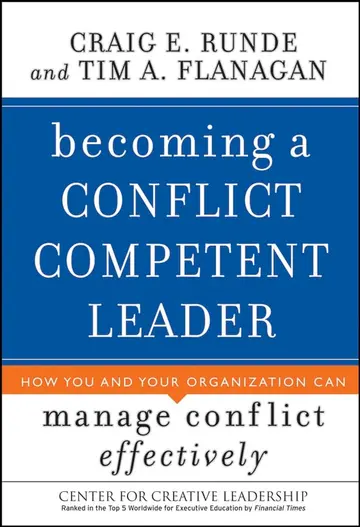 Cover of Becoming a Conflict Competent Leader