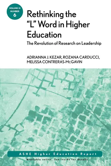 Cover of Rethinking the "L" Word in Higher Education