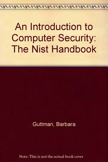 Cover of An Introduction to Computer Security