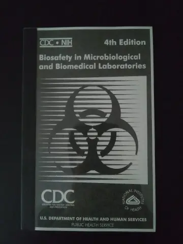 Cover of Biosafety in Microbiological and Biomedical Laboratories