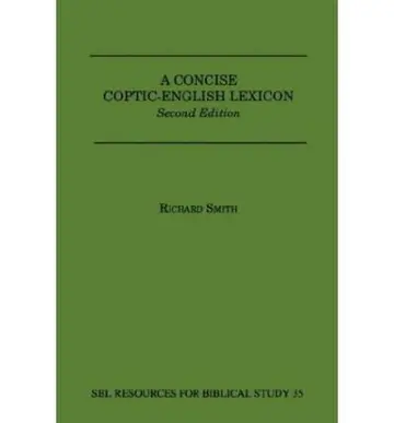 Cover of A Concise Coptic-English Lexicon