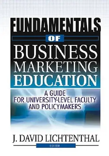 Cover of Fundamentals of Business Marketing Education