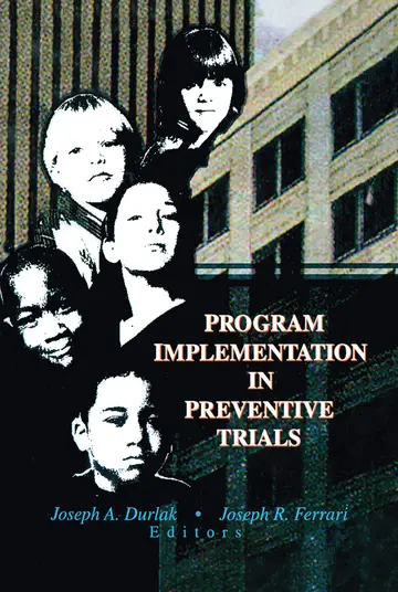 Cover of Program Implementation in Preventive Trials