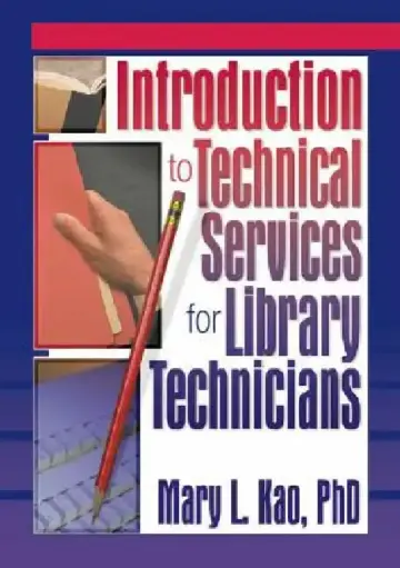 Cover of Introduction to Technical Services for Library Technicians