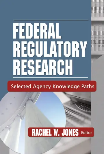 Cover of Federal Regulatory Research
