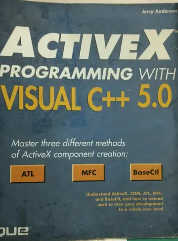 Cover of ActiveX Programming with Visual C++