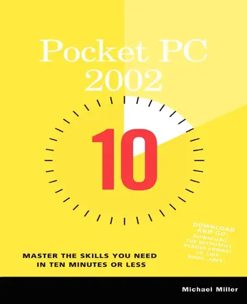 Cover of 10 Minute Guide to Pocket PC 2002 (10 Minute Guides (Computer Books))