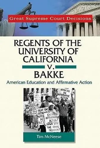 Cover of Regents of the University of California v. Bakke
