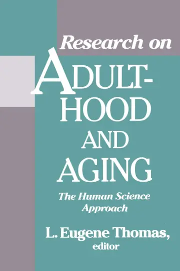 Cover of Research on Adulthood and Aging