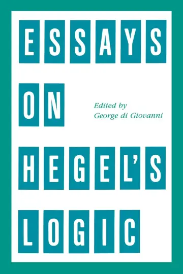 Cover of Essays on Hegel's Logic