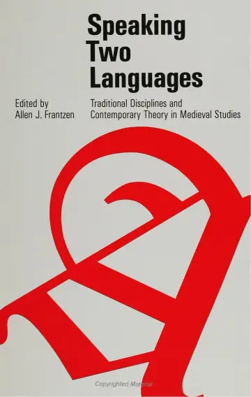 Cover of Speaking Two Languages