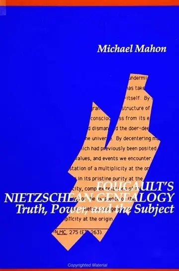 Cover of Foucault's Nietzschean Genealogy
