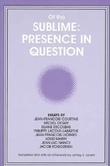 Cover of Of the Sublime