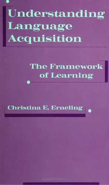 Cover of Understanding Language Acquisition
