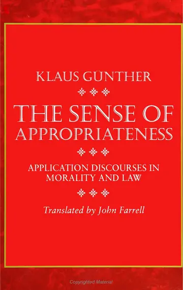 Cover of The Sense of Appropriateness
