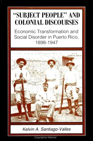 Cover of Subject People and Colonial Discourses