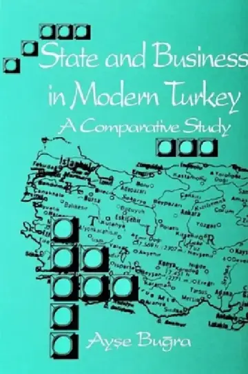 Cover of State and Business in Modern Turkey