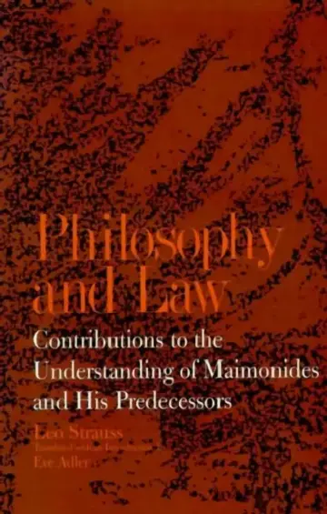 Cover of Philosophy and Law