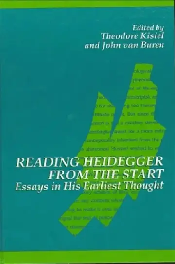 Cover of Reading Heidegger from the Start