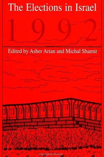 Cover of The Elections in Israel 1992