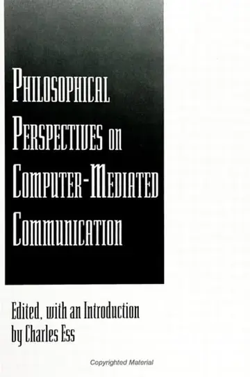 Cover of Philosophical Perspectives on Computer-Mediated Communication